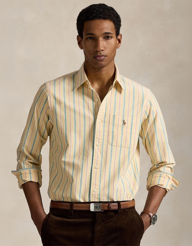 Polo Ralph Lauren - ICONIC EXCLUSIVE - Custom Fit Striped Oxford Shirt