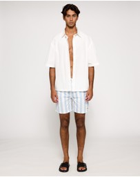 Scotch & Soda - Striped Swim Shorts