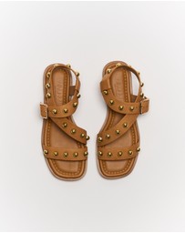 Walnut Melbourne - Reid Leather Sandal