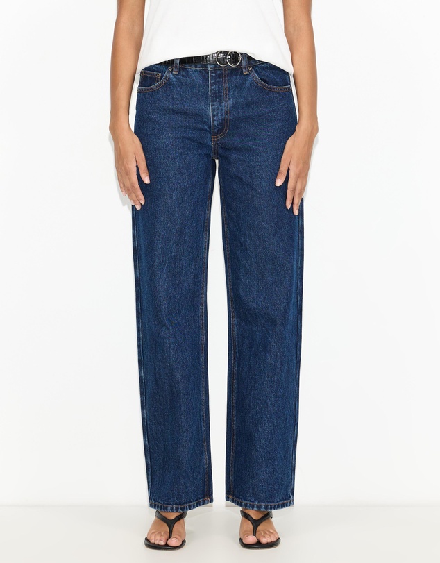 Dazie - Florence Mid Rise Straight Jeans