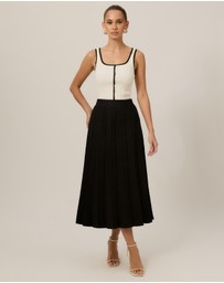 Tussah - Lisa Pleated Knit Skirt