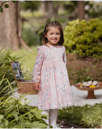 Bebe by Minihaha - Fern Floral Organic Dress - Kids