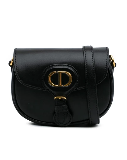 Pre-Loved by Azura Reborn - Pre-Loved dior Saddle Leather Shoulder Bag with Adjustable Strap and Metal Details