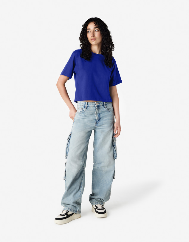 American Apparel - Women's Fine Jersey Boxy T-Shirt