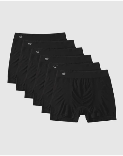 Boody - 7-Pack Mens Original Boxer Black