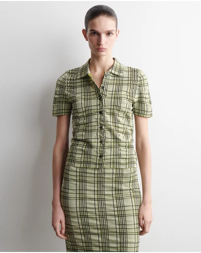 COS - Checked Cotton-Jacquard Shirt