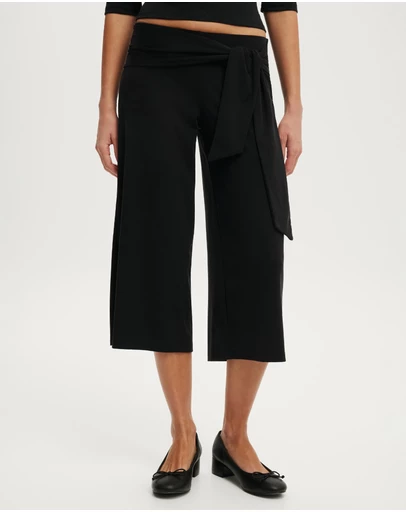 Cotton On - Honey Tie Capri Pants