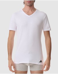 adidas Sportswear - 2 Pack Active Flex Cotton V-Crew Neck T-Shirt