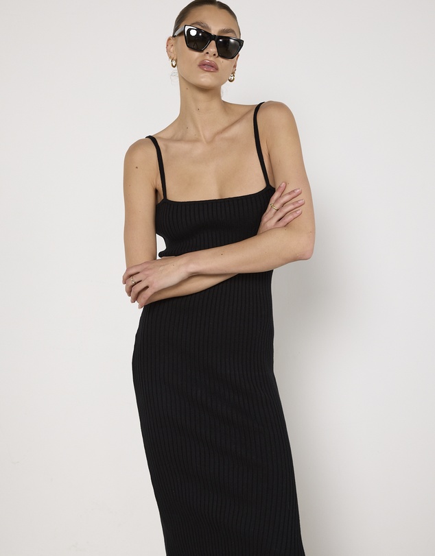 Cirkular - Pre-Loved - Anna Quan Ribbed Knit Pencil Dress
