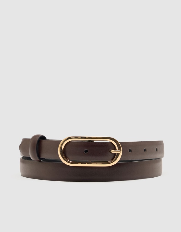 Oxford - Sierra Leather Skinny Belt