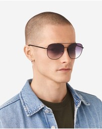 Hawkers Co - HAWKERS - Black Iron SWAG Sunglasses for Men and Women UV400