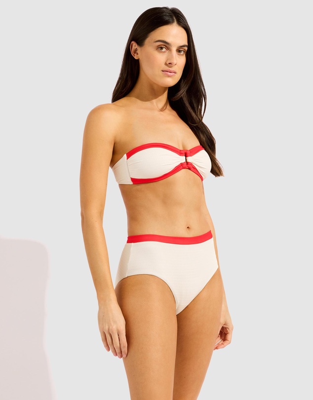 Seafolly - Band Wave Trim Front Bandeau