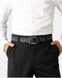 Buckle - McAllister. Australian Made Buffalo Leather Belt. 35mm width.