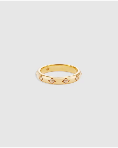 By Charlotte - Bloom With You Lotus Ring