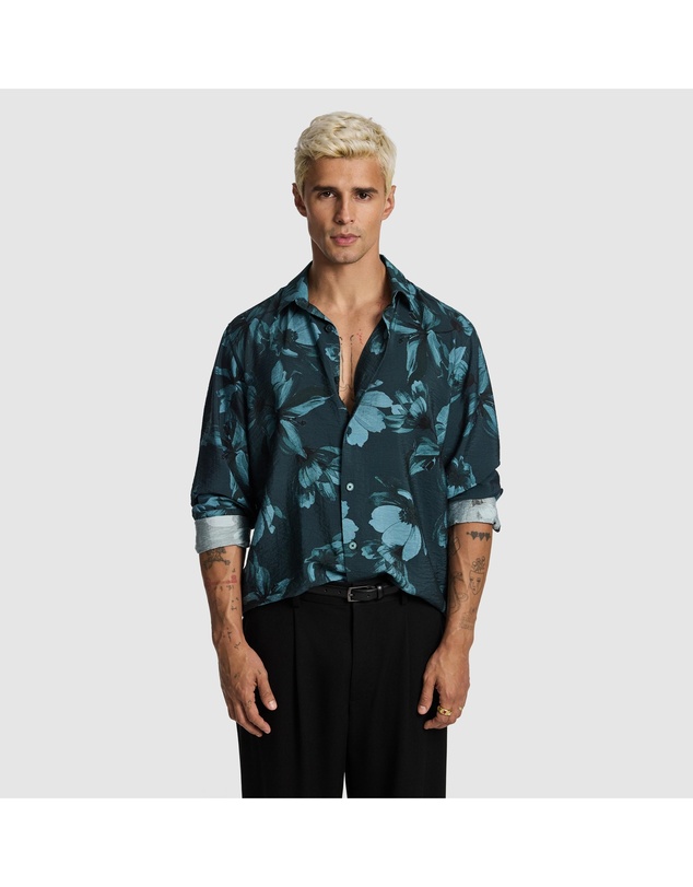 yd. - Massimo Floral Print Shirt