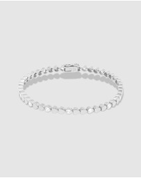 Wanderlust + Co - Multi Hearts 925 Sterling Silver Bracelet