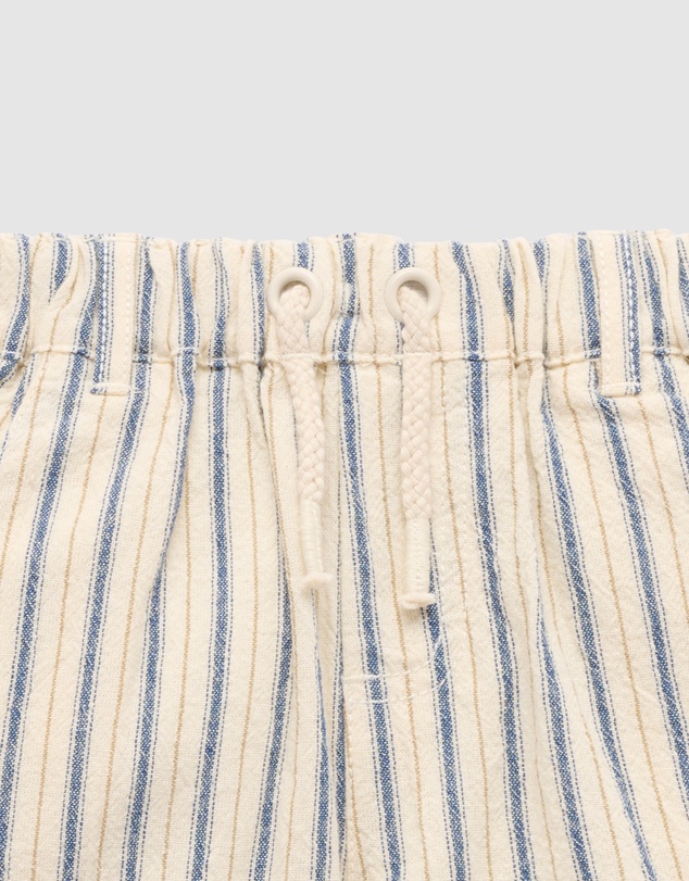 Purebaby - Pull on Striped Short- Kids-Babies