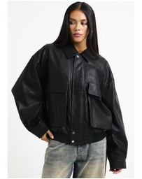 Alice In The Eve - Jen Oversized Patch Pocket Jacket
