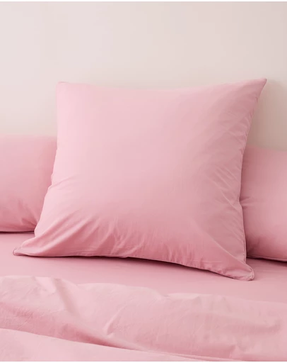 Sheet Society - Leo Washed Cotton Euro Pillowcase