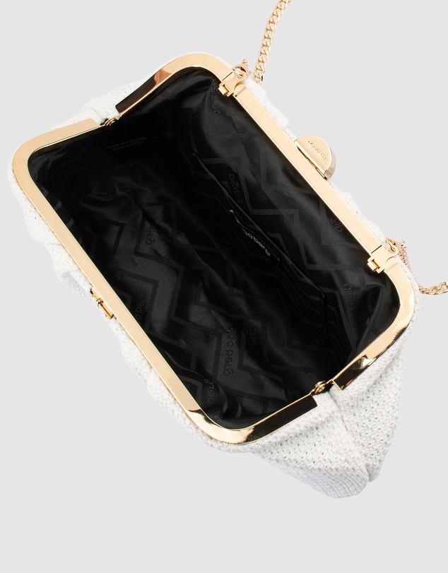 Olga Berg - Oriana Woven Clutch