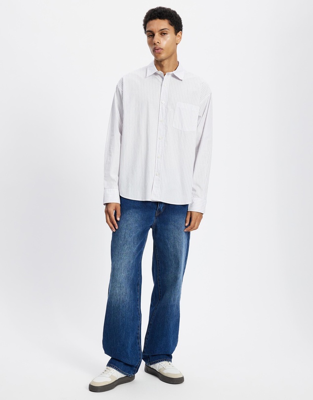 Jack & Jones - Meadows Poplin Stripe Shirt