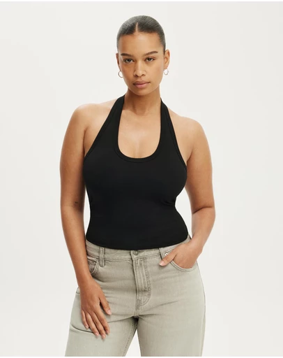 Cotton On - Everyday Smooth Scoop Halter Top