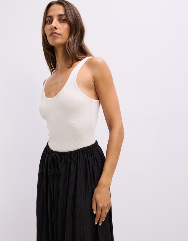 The Fated - Lila Drawstring Midi Skirt