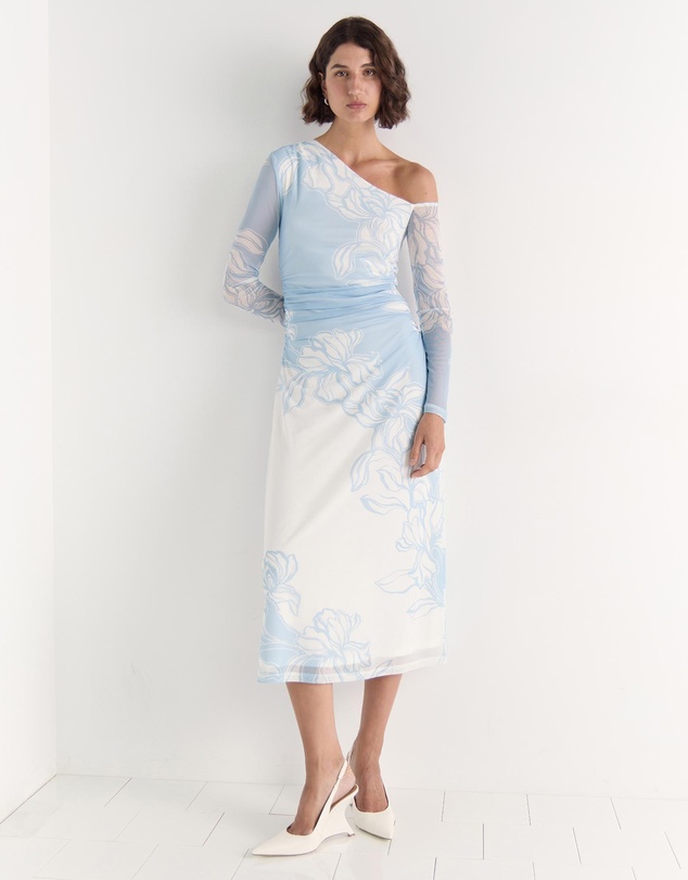 Staple the Label - Aurora Mesh Midi Dress