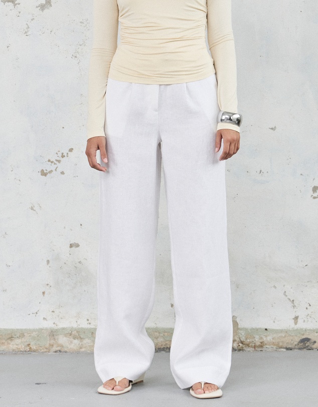 FRIEND of AUDREY - The Linen Pocket Trouser