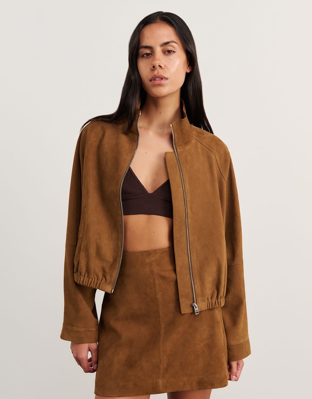 Jag - Ophelia Suede Bomber