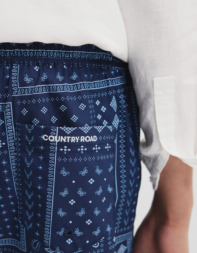 Country Road - Paisley Board Short