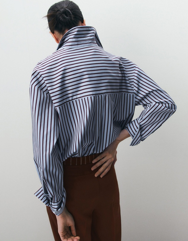 M.N.G - Striped Cotton Shirt