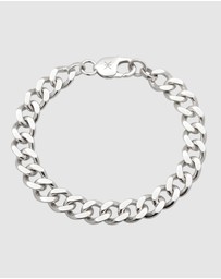 Kuzzoi - ICONIC EXCLUSIVE - Bracelet Male Tank Basic 925 Sterling Silver