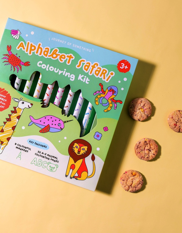 Journey Of Something - Alphabet Safari Colouring Kit