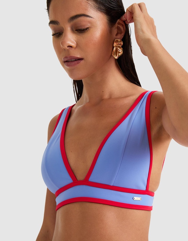 TALA - Contrast Plunge Bikini Top