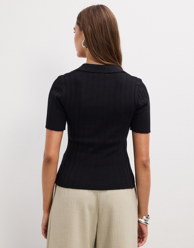 The Fated - Miles Collared Knit Top