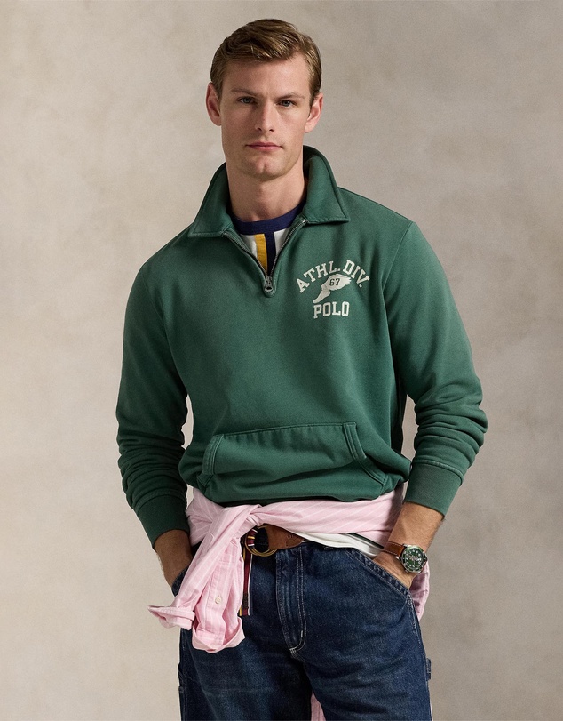 Polo Ralph Lauren - Fleece Graphic Collared Sweatshirt