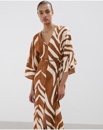 M.N.G - Printed Cotton Dress