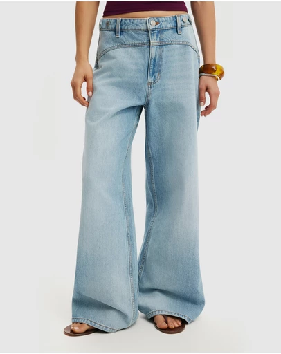 Cotton On - Low Super Baggy Jeans