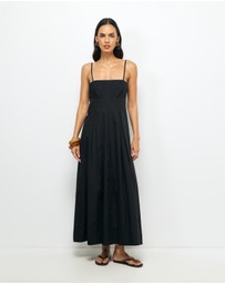 AERE - Vega Cotton Midi Dress