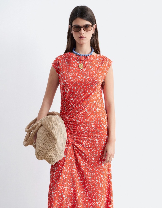 & Other Stories - Boat-Neck Midi Dress
