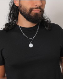 Kuzzoi - ICONIC EXCLUSIVE - Necklace Compass Summer Beach 925 Sterling Silver