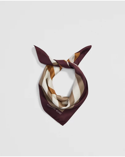 Country Road - Silk Stripe Scarf