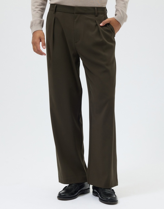 AERE - Pleated Relaxed Fit Pants