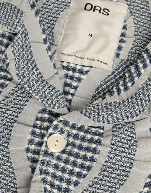 OAS Company - Nearly Black Cuba Waffle Shirt