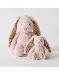 Jiggle and Giggle - Floral Pink Bunny Rattle