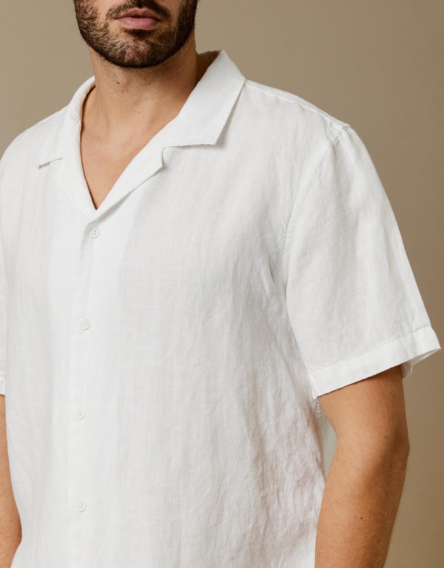 AERE - Linen Camp Collar Shirt