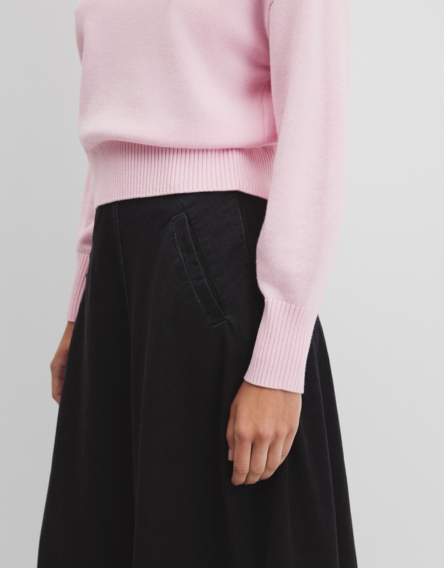 Country Road - Crop Crew Neck Knit