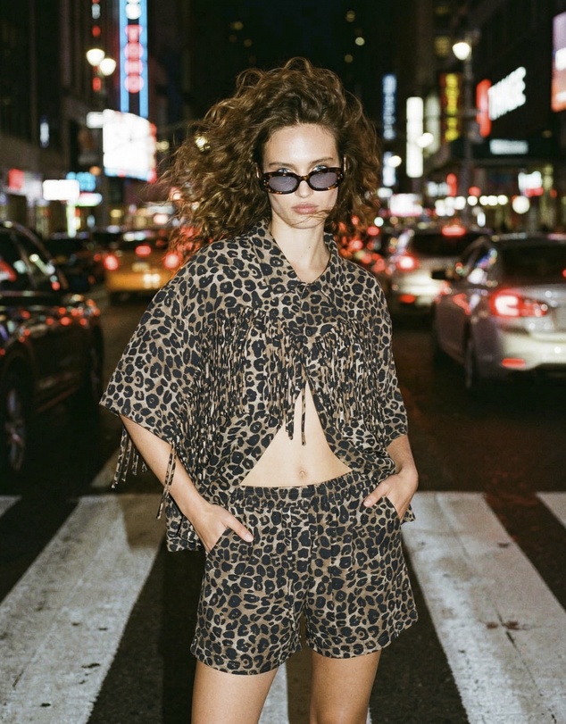 THE TALES - Ibiza Animal Fringed Shirt