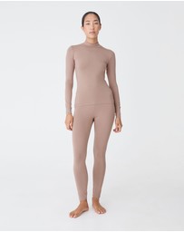 Forcast - Nina Bamboo Long Sleeve Top